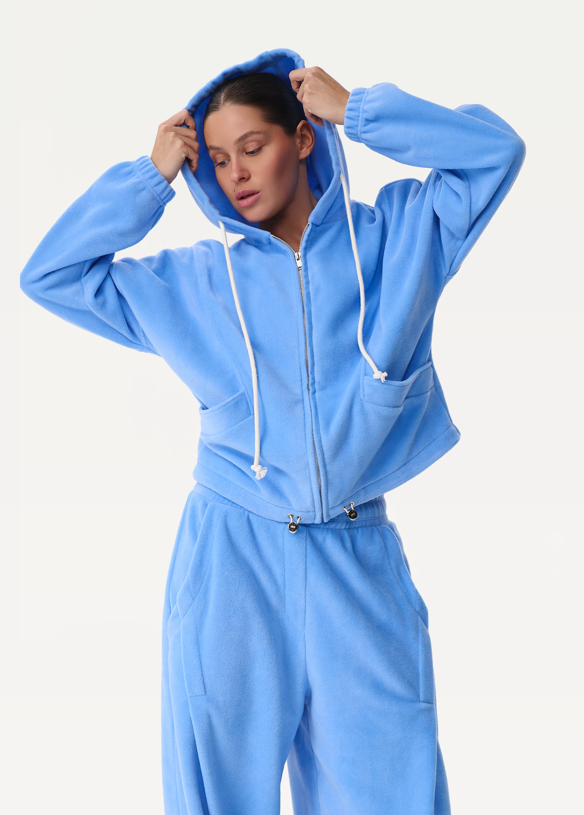 Штани жіночі FRND FOR FRIENDS Muse Polar Fleece блакитного кольору