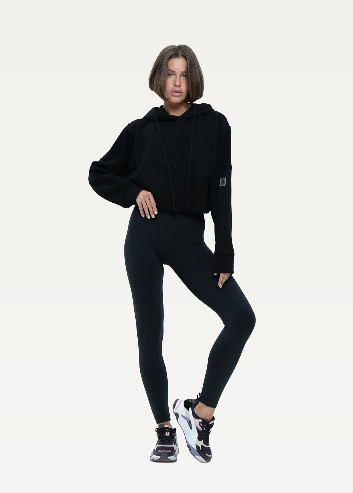 Легінси FRND FOR FRIENDS Paradise жіночі чорного кольору