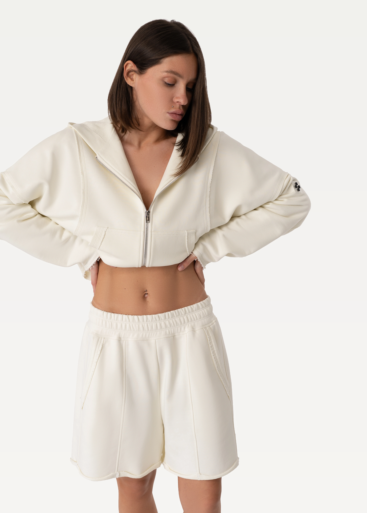 Шорти FRND FOR FRIENDS Sarah молочного кольору