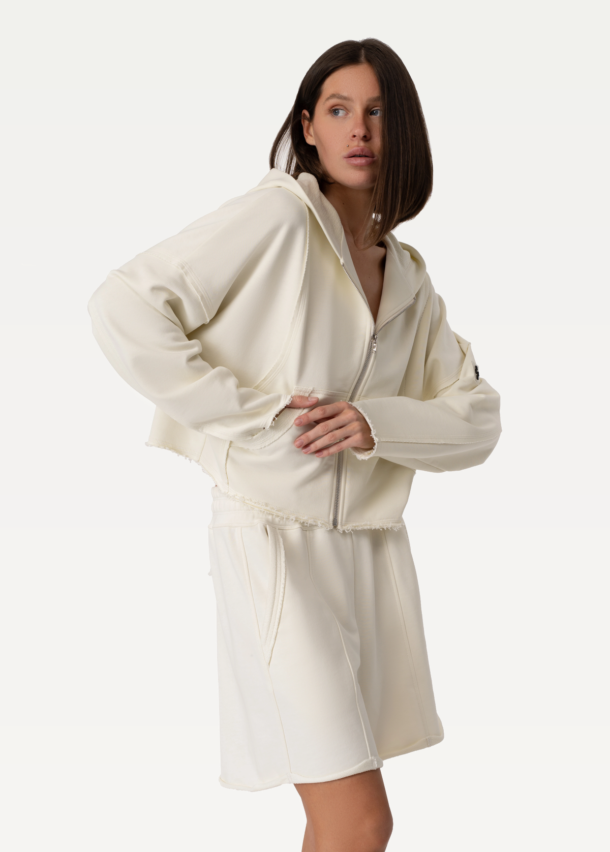 Шорти FRND FOR FRIENDS Sarah молочного кольору