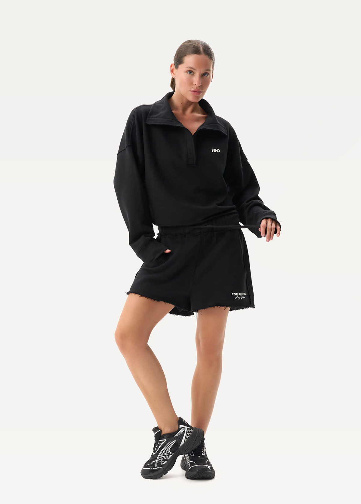 Шорти FRND FOR FRIENDS Naomi жіночі чорного кольору