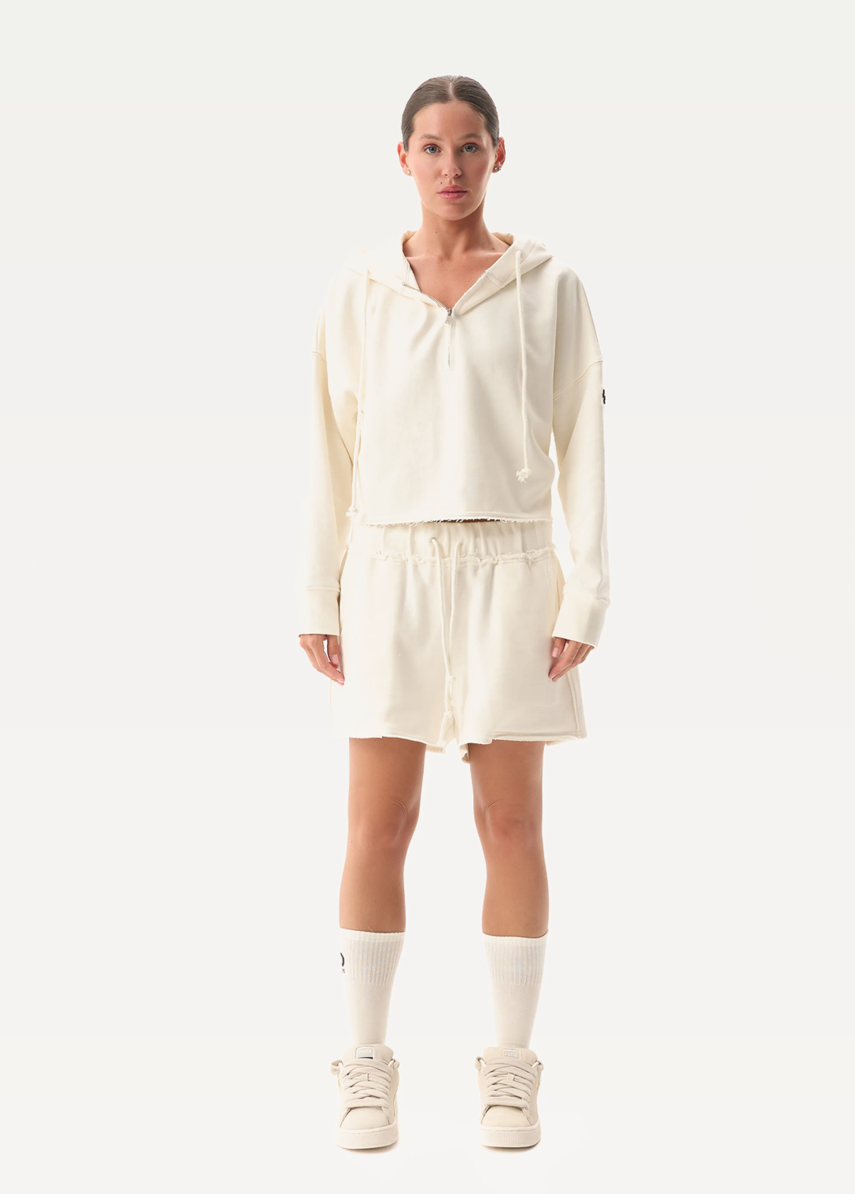 Шорты FRND FOR FRIENDS Naomi женские молочного цвета