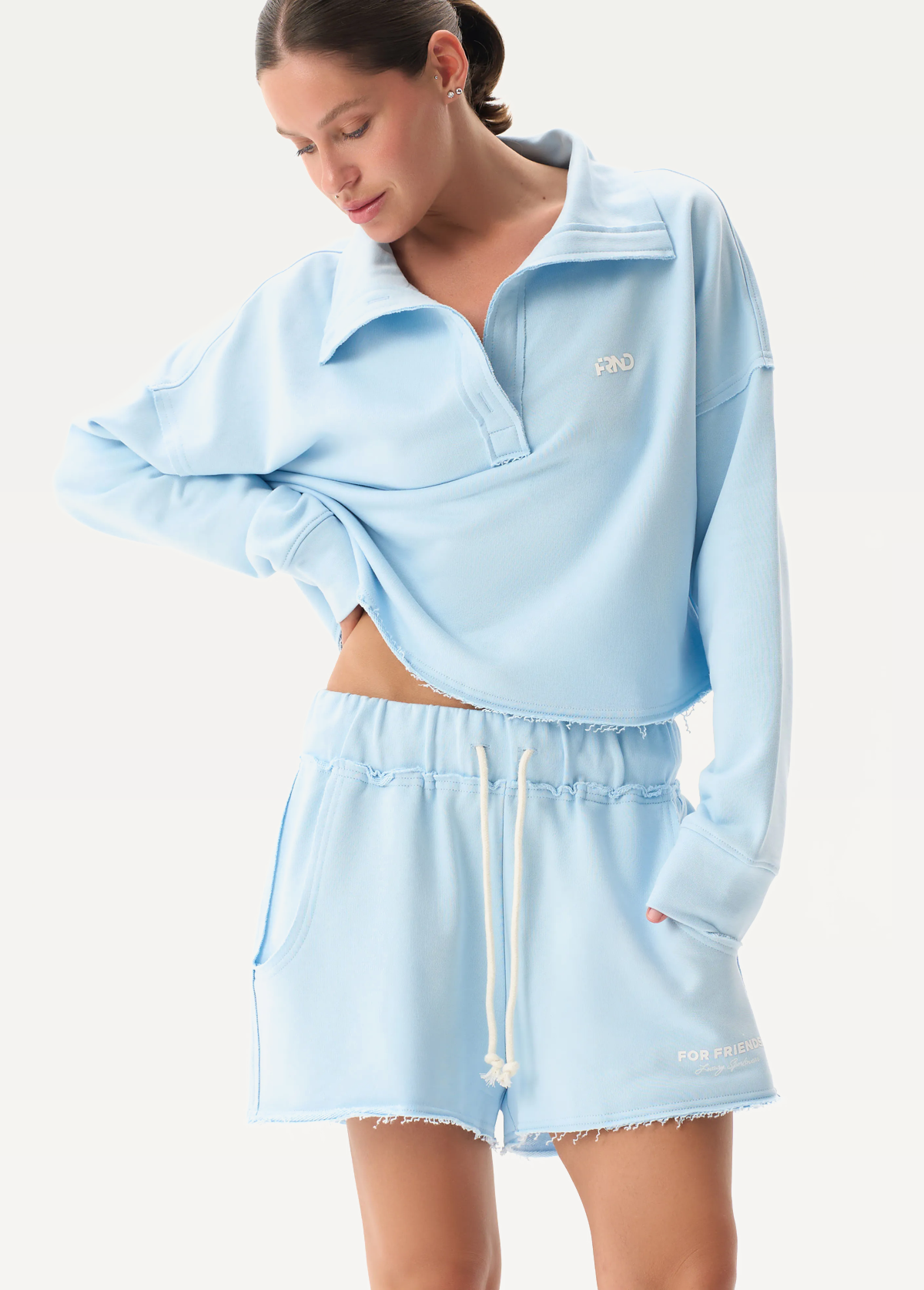 Шорти FRND FOR FRIENDS Naomi жіночі небесно-блакитного кольору