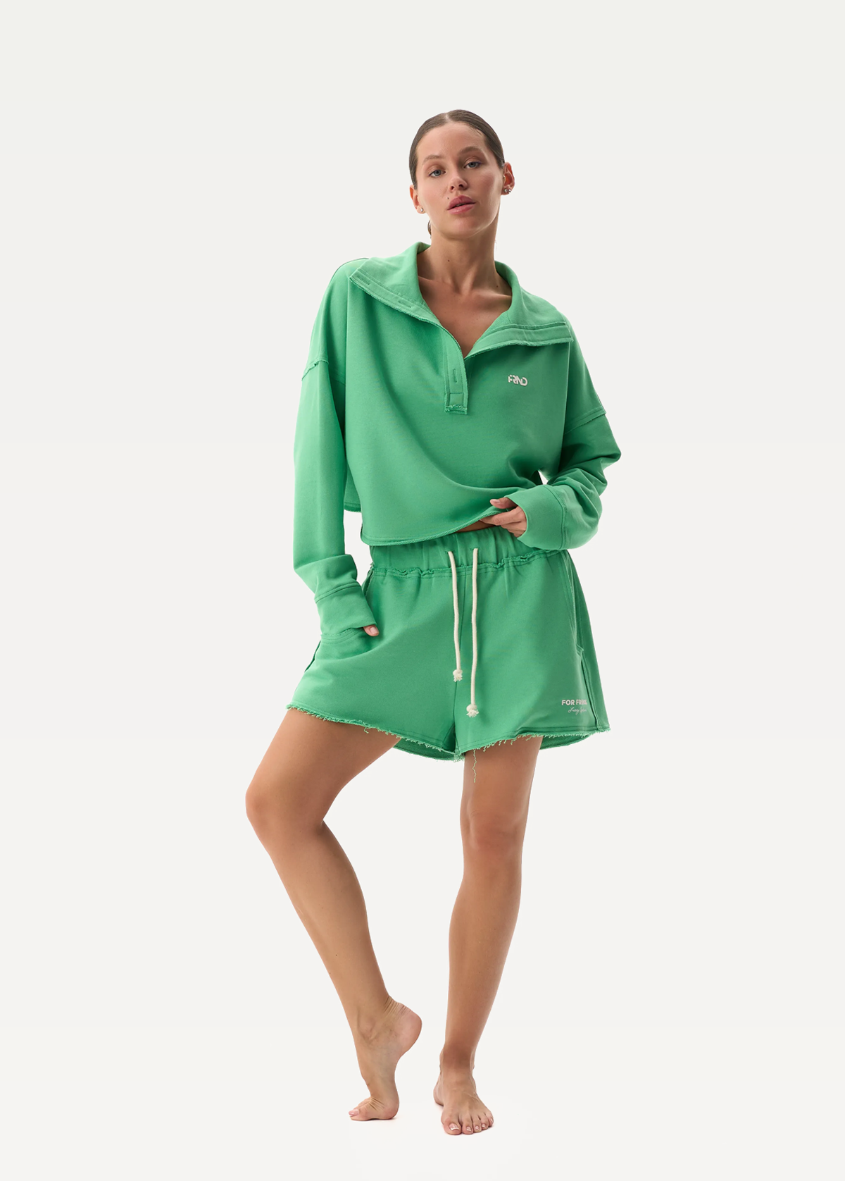 Шорти FRND FOR FRIENDS Naomi жіночі зеленого кольору