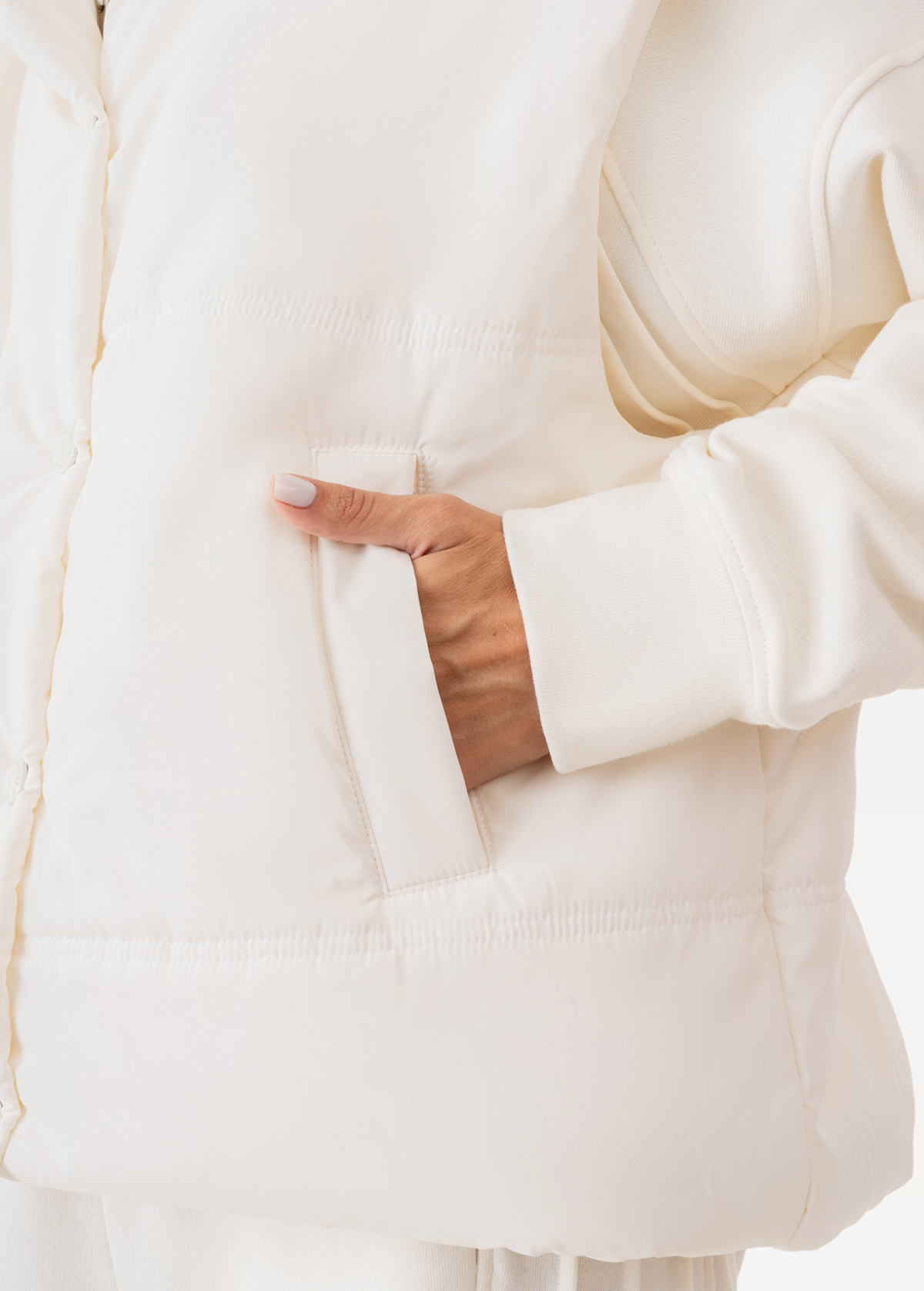 Жилет жiночий FRND FOR FRIENDS Galaxy молочного кольору