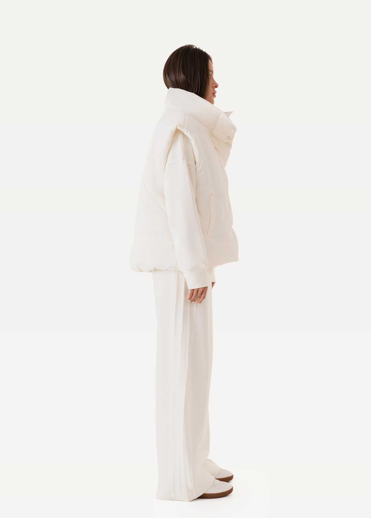 Жилет жiночий FRND FOR FRIENDS Galaxy молочного кольору