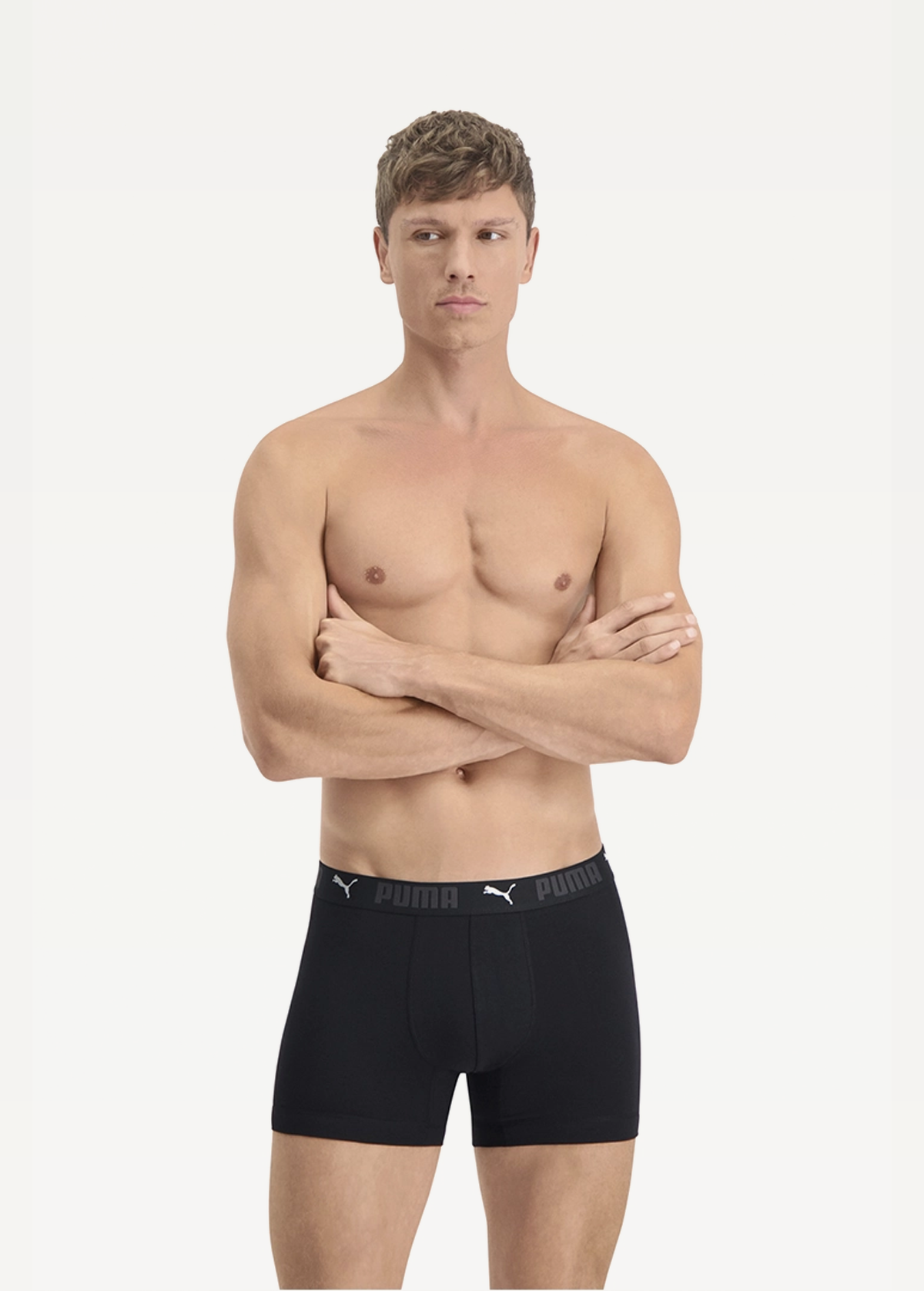 Спідня білизна чоловіча PUMA SPORT COTTON BOXER 2P чорного кольору