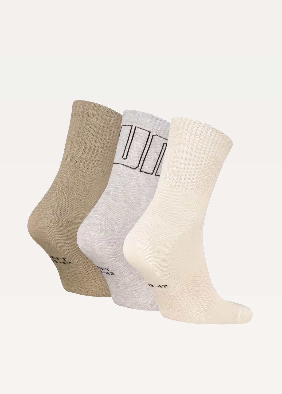 Шкарпетки (3 пари) PUMA UNISEX MESH LOGO SHORT sand combo