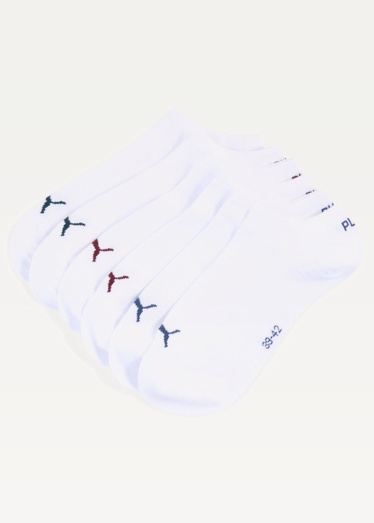 Шкарпетки (3 пари) PUMA UNISEX SNEAKER PLAIN 3P білого кольору  / various logo colors