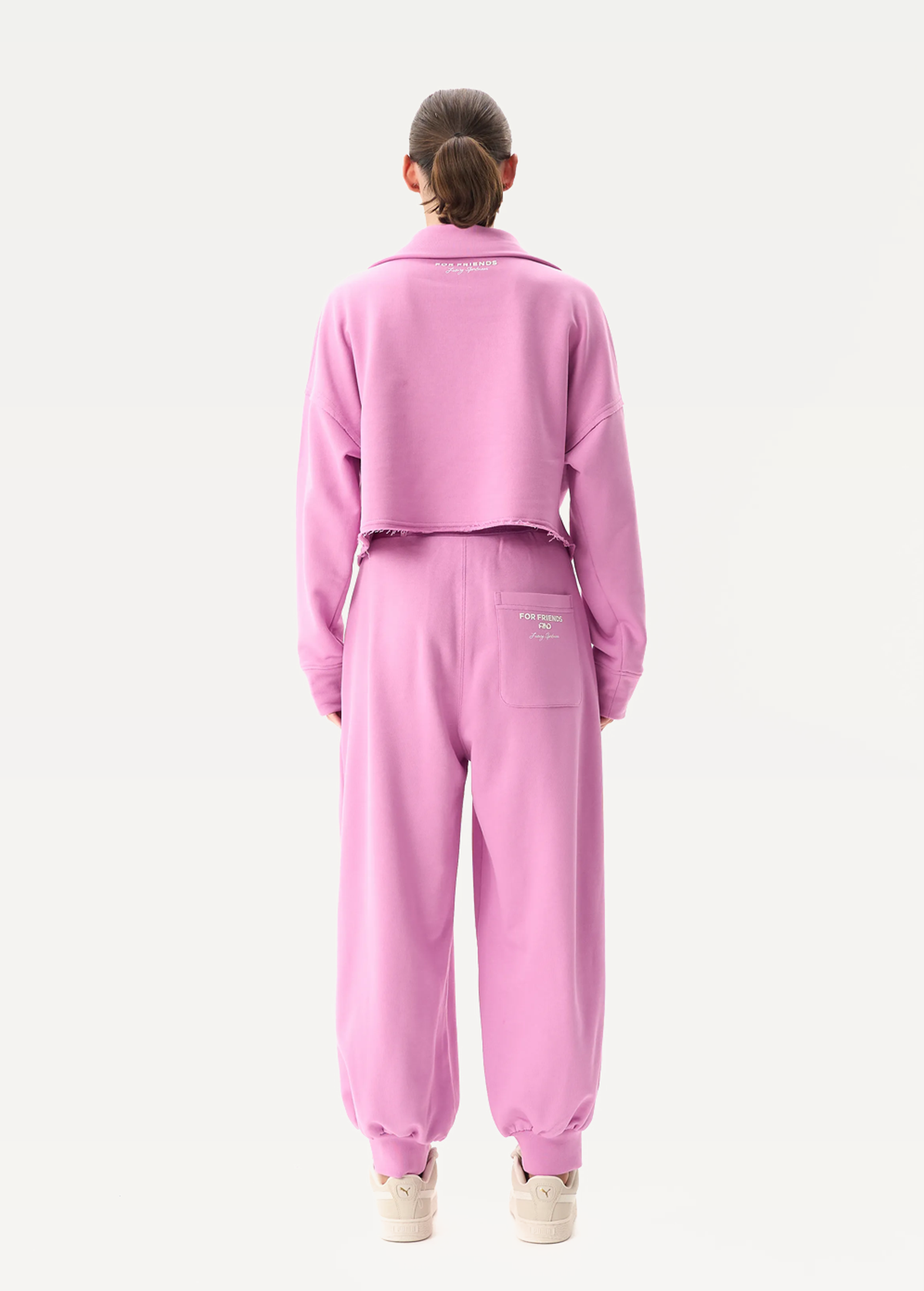 Свитшот FRND FOR FRIENDS женский Naomi лавандово-розового цвета