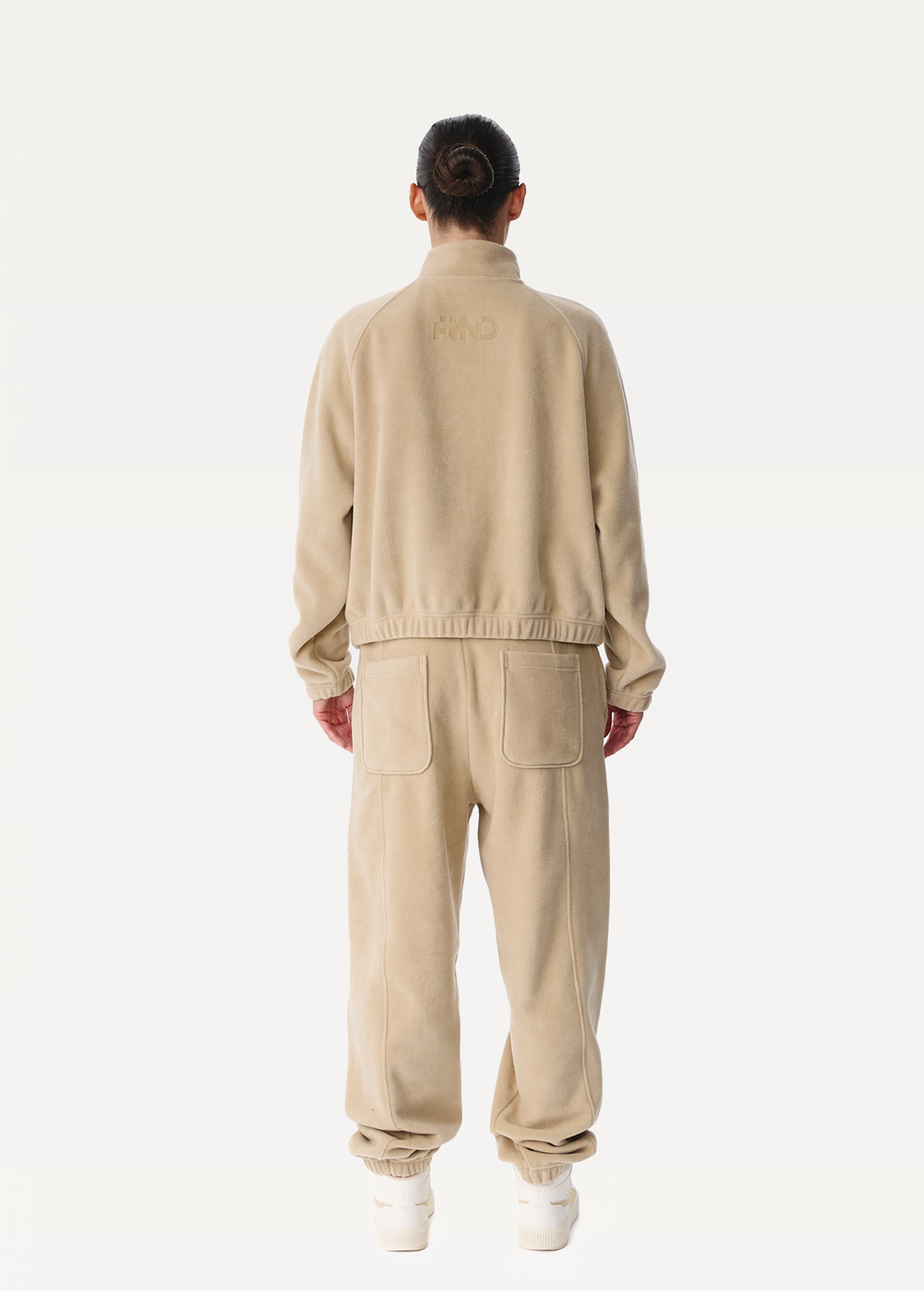 Бомбер жiночий FRND FOR FRIENDS Level Polar Fleece бежевого кольору