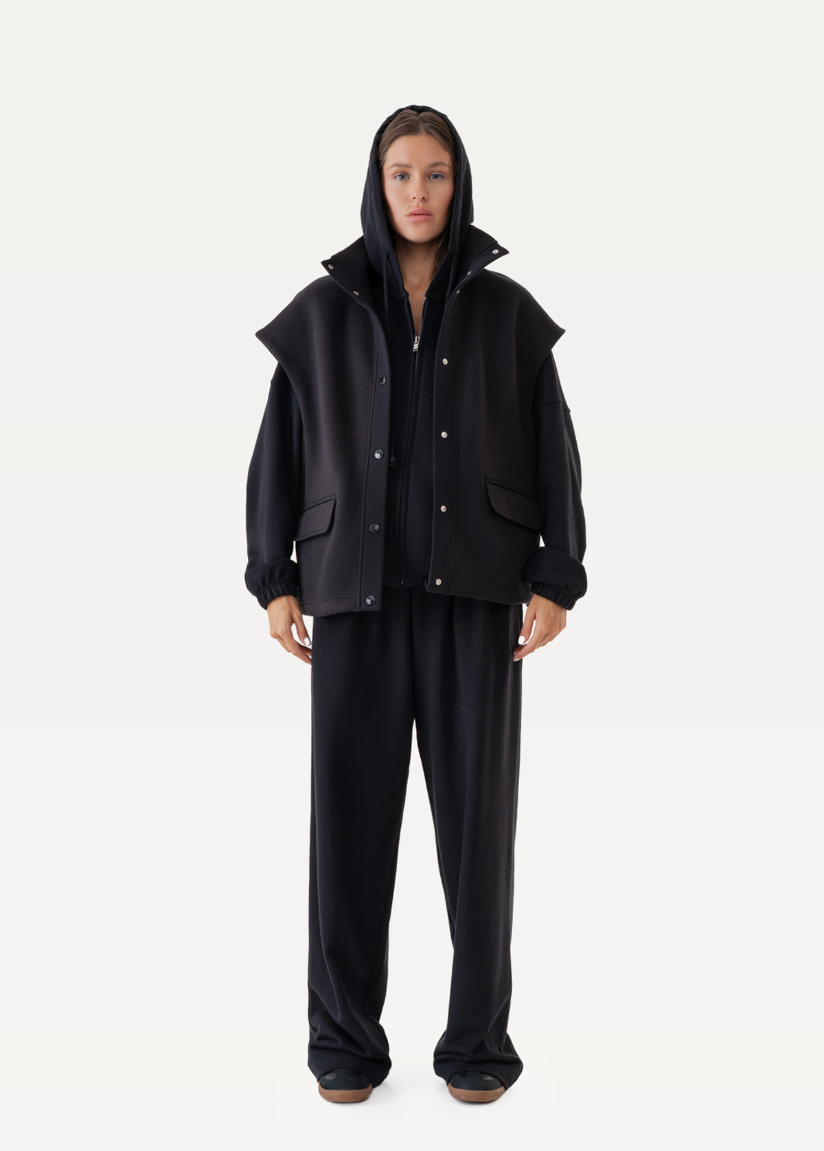 Жилет жiночий FRND FOR FRIENDS Gina чорного кольору