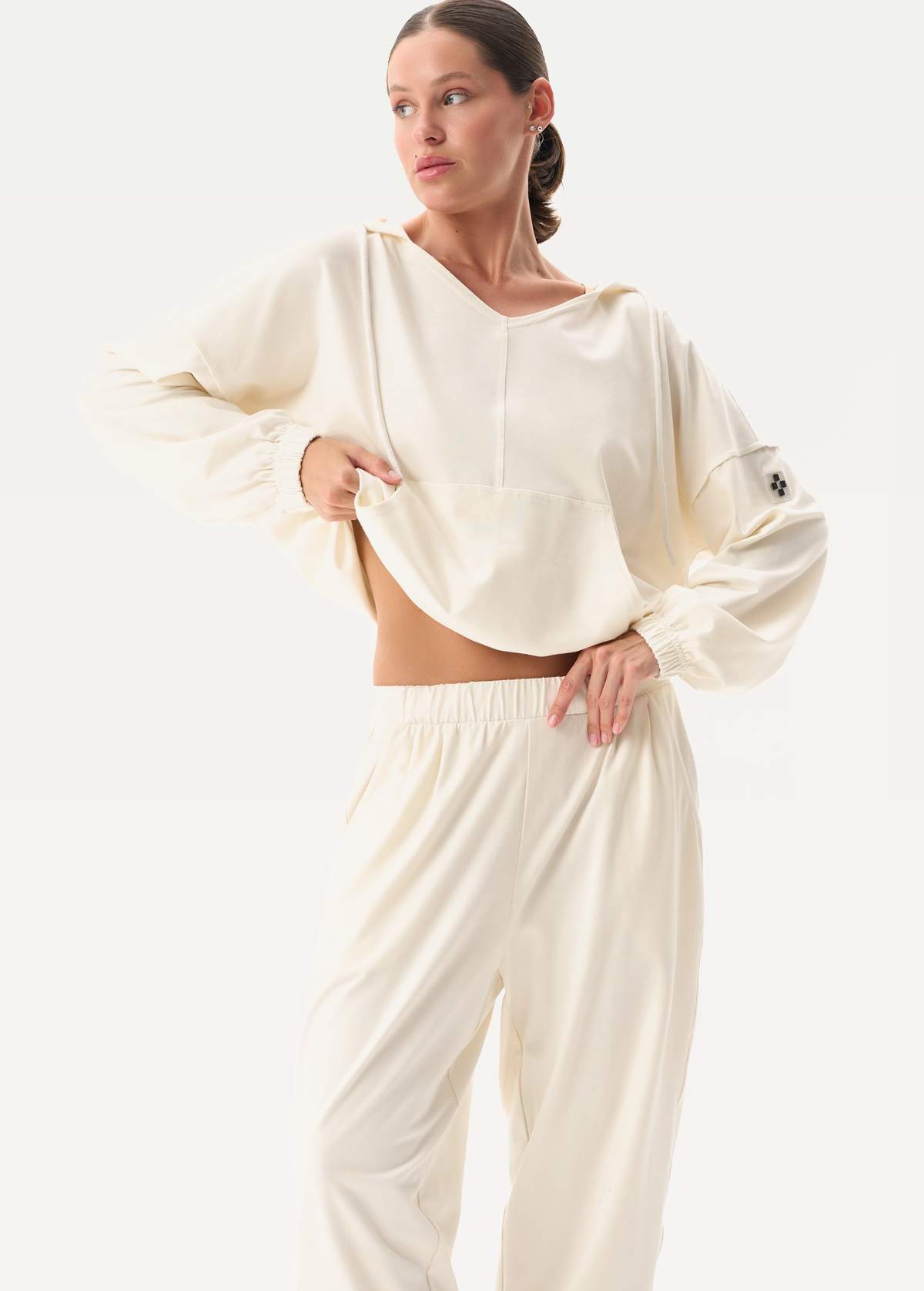 Худи FRND FOR FRIENDS Movie женское молочного цвета