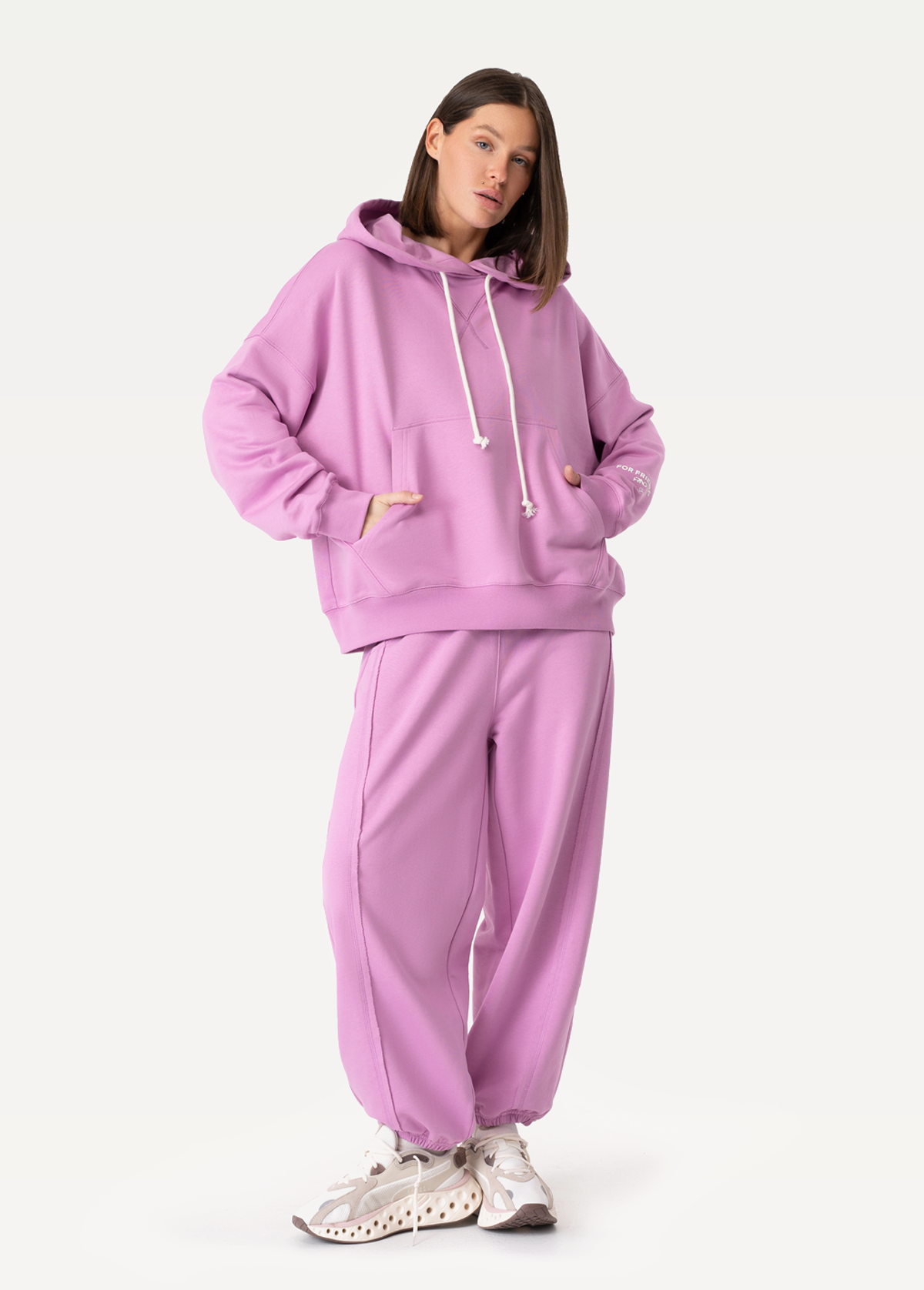 Худі FRND FOR FRIENDS Next жіноче лавандово-рожевого кольору