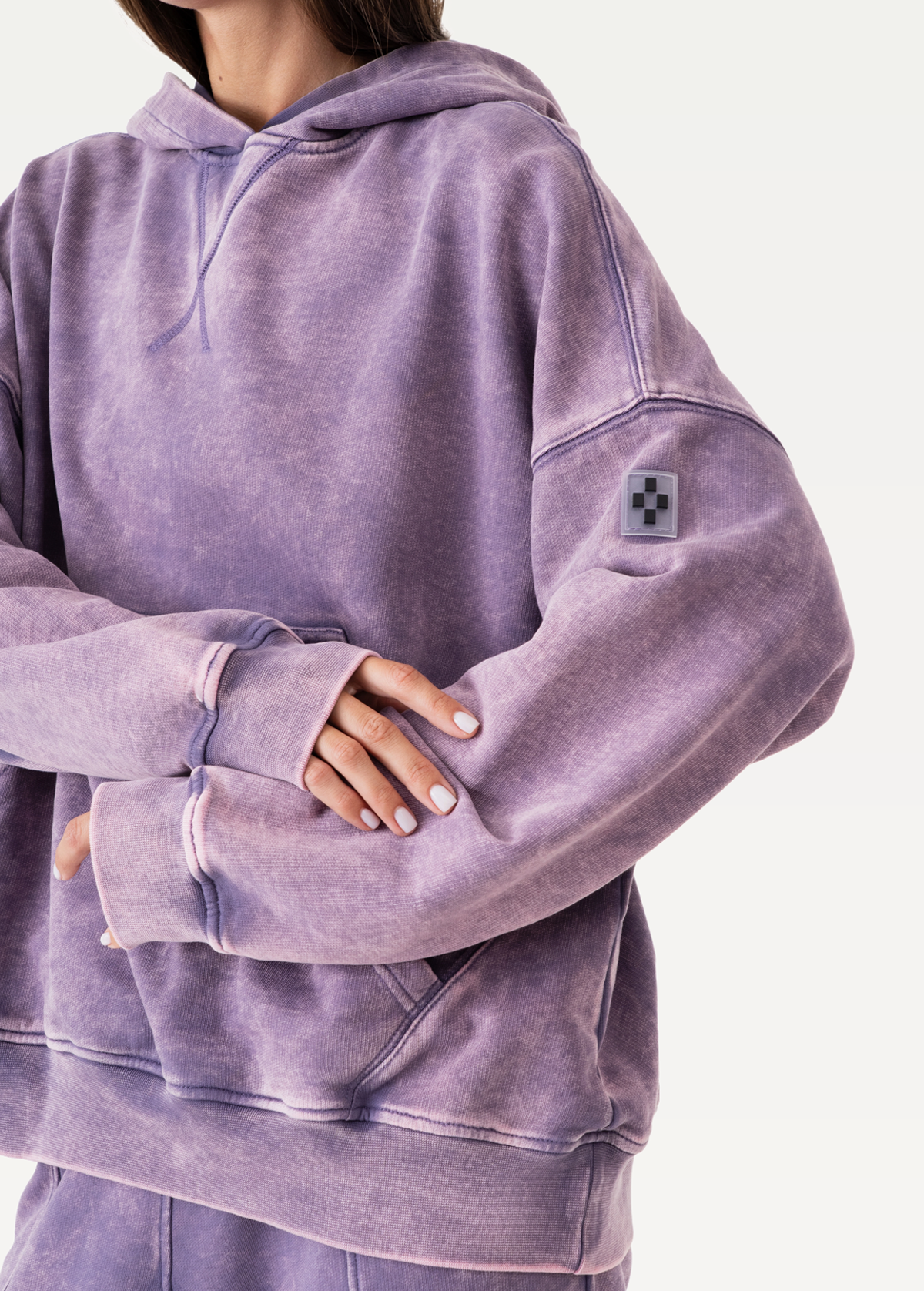Худі жіноче FRND FOR FRIENDS Accent фіолетового кольору