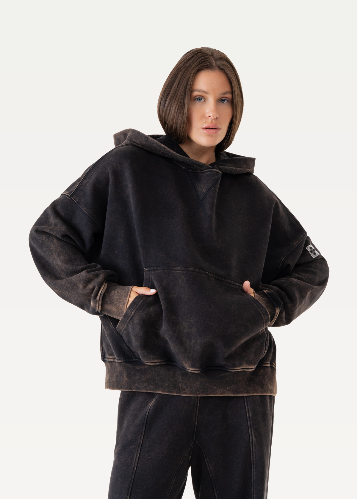 Худі жіноче FRND FOR FRIENDS Accent чорного кольору