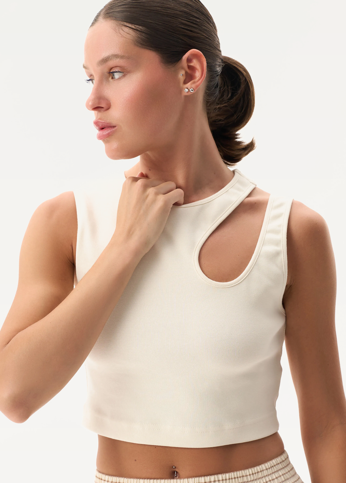 Топ FRND FOR FRIENDS Chock женский молочного цвета