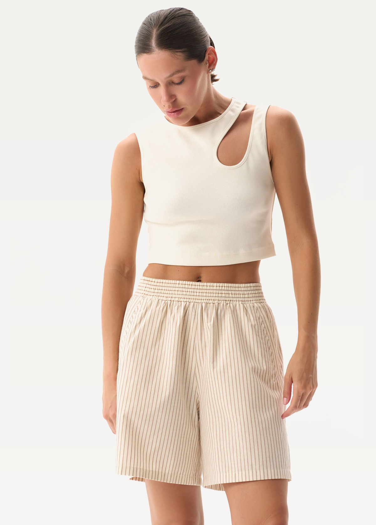 Топ FRND FOR FRIENDS Chock женский молочного цвета