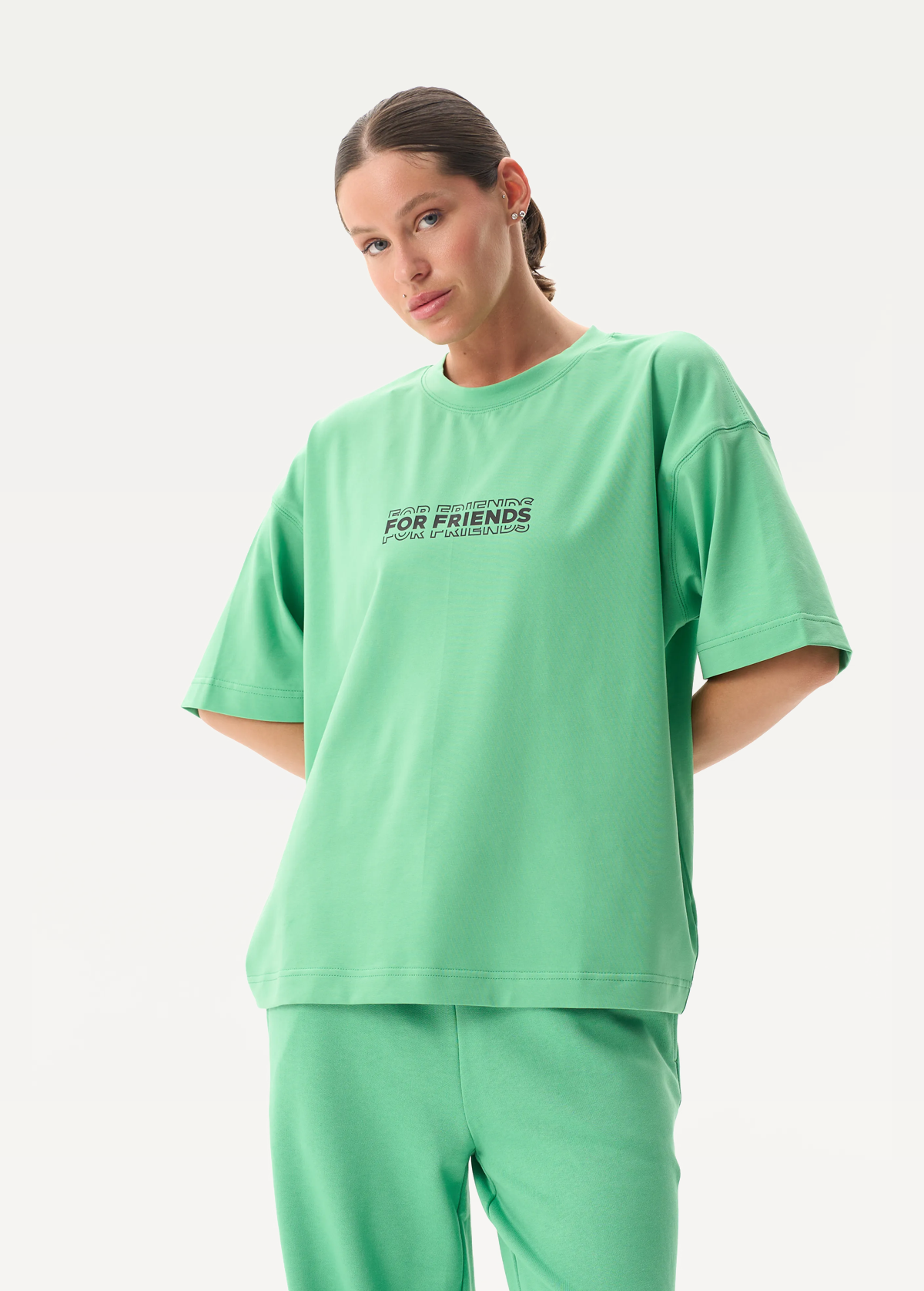 Футболка FRND FOR FRIENDS Adore жіноча зеленого кольору