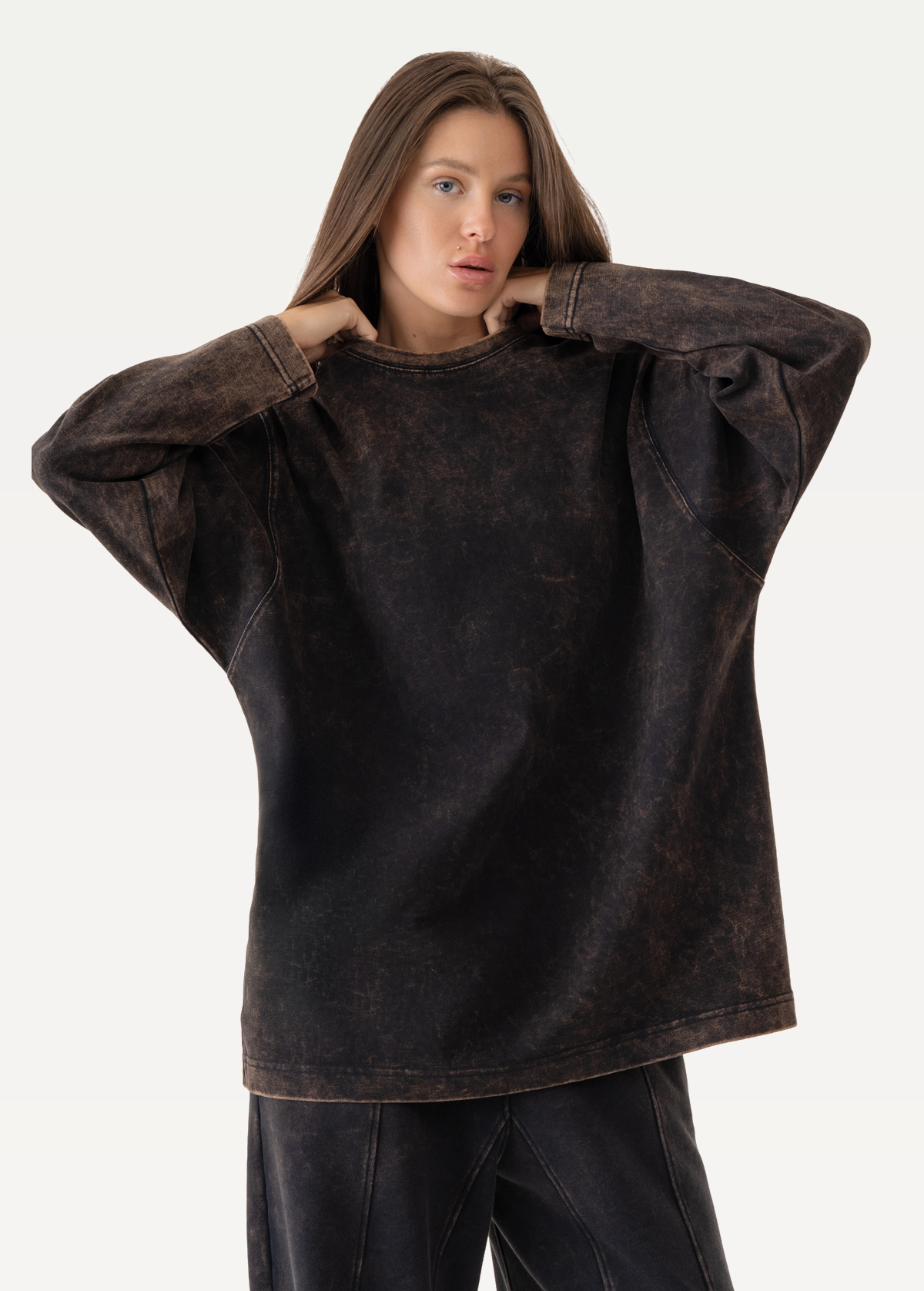 Лонгслів жіночий FRND FOR FRIENDS Palmer чорного кольору