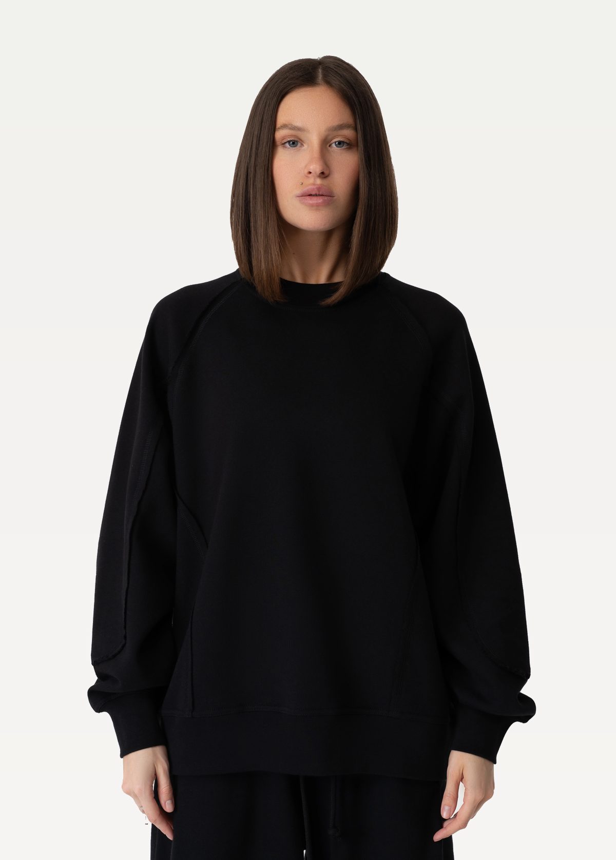 Світшот FRND FOR FRIENDS Chloe жіночий чорного кольору