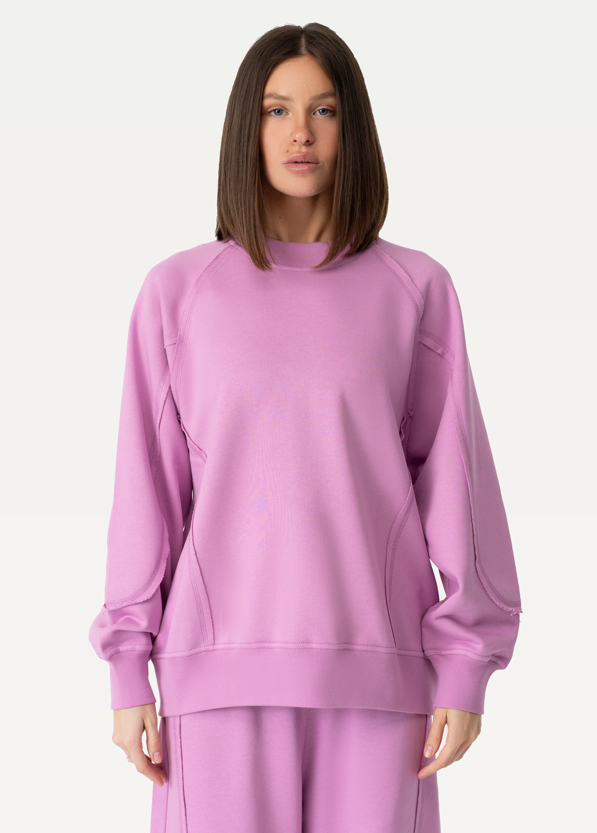 Свитшот FRND FOR FRIENDS Chloe женский лавандово-розового цвета