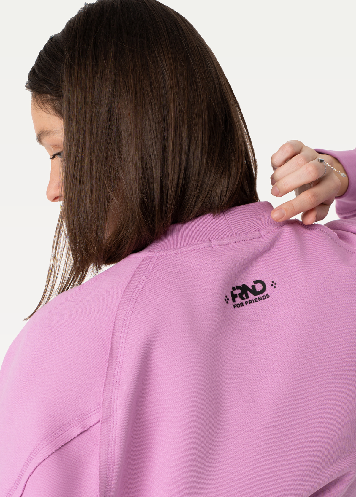 Свитшот FRND FOR FRIENDS Chloe женский лавандово-розового цвета