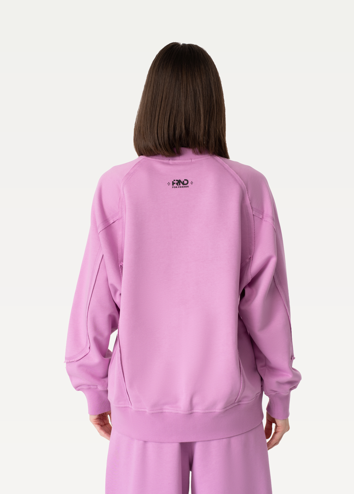 Свитшот FRND FOR FRIENDS Chloe женский лавандово-розового цвета