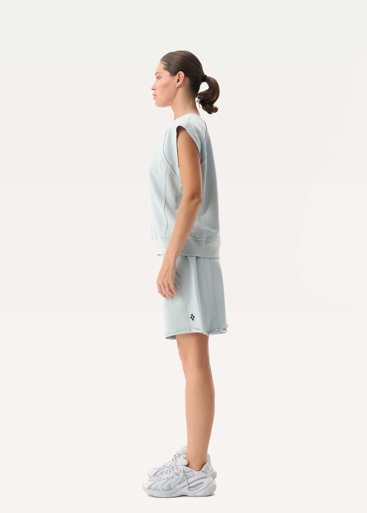 Світшот FRND FOR FRIENDS Sarah жіночий сіро-блакитного кольору