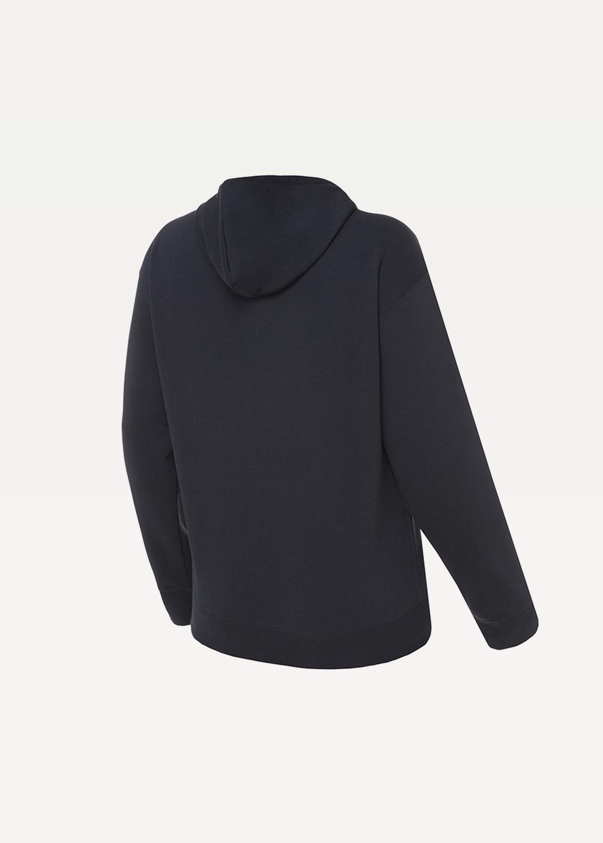 Худі чоловіче New Balance на блискавці Stacked Logo чорного кольору