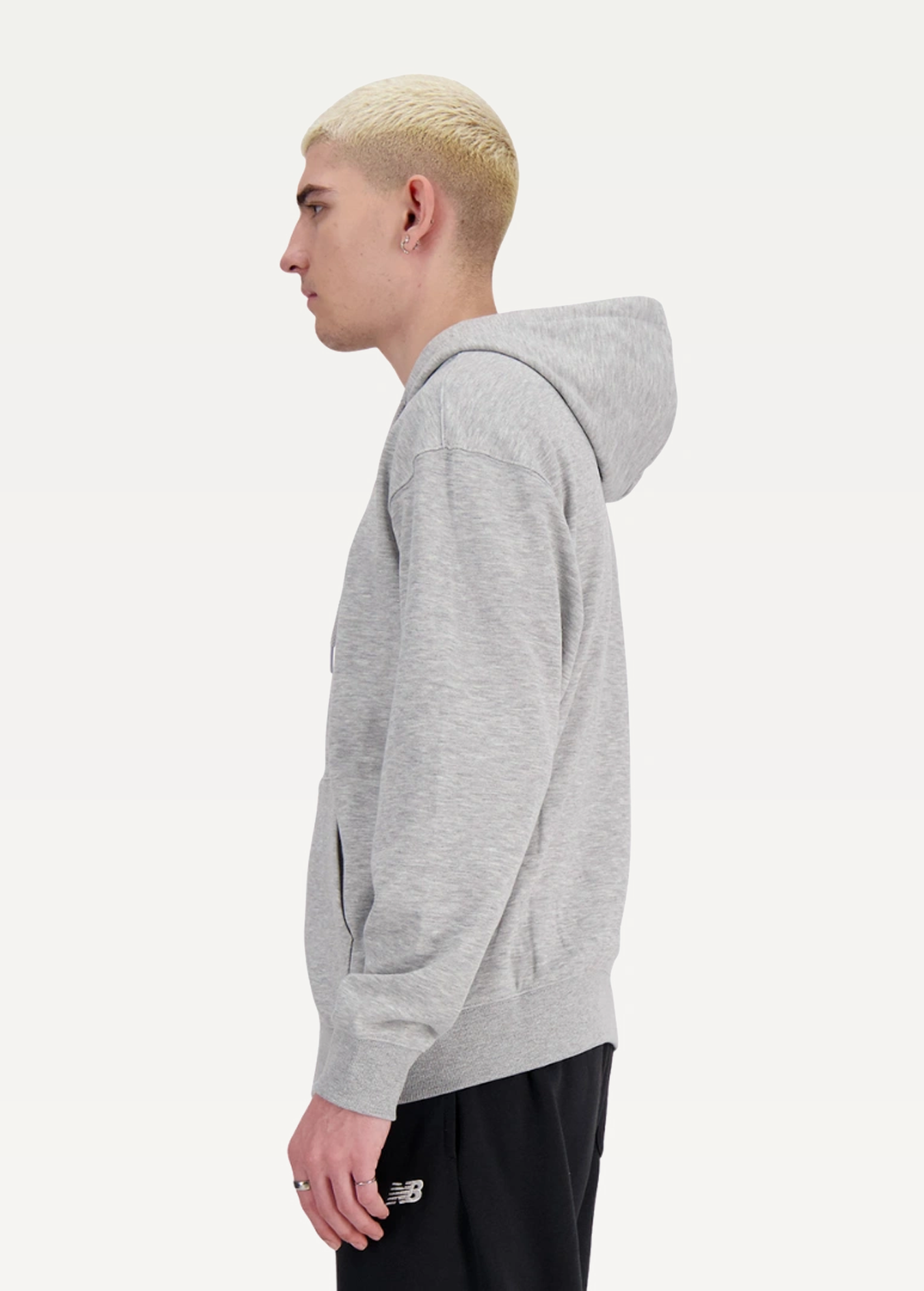 Худі чоловіче New Balance Sport Essentials Full Zip сірого кольору