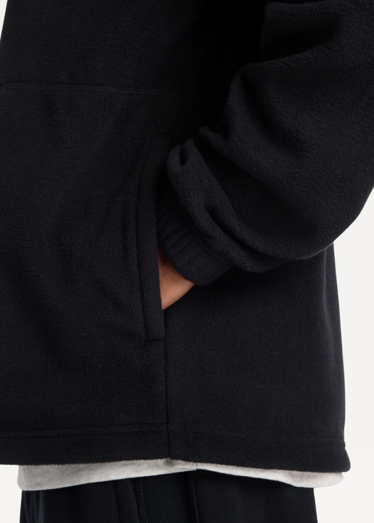 Куртка кофта чоловіча New Balance Polar Fleece чорного кольору