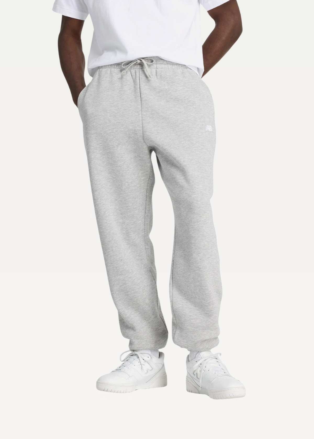 Штаны мужские New Balance Sport Essentials Fleece серого цвета