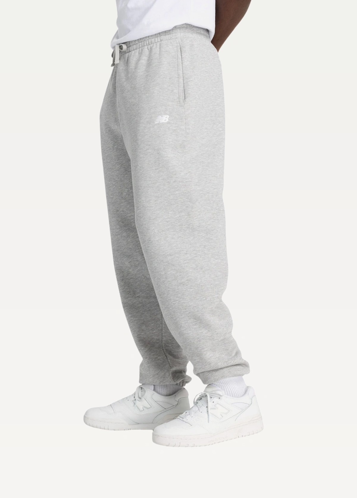 Штаны мужские New Balance Sport Essentials Fleece серого цвета