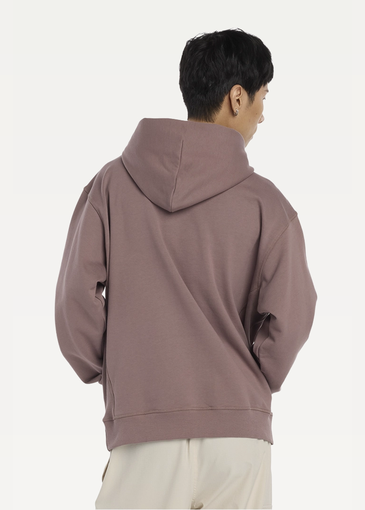 Худі чоловіче New Balance Athletics French Terry коричневого кольору