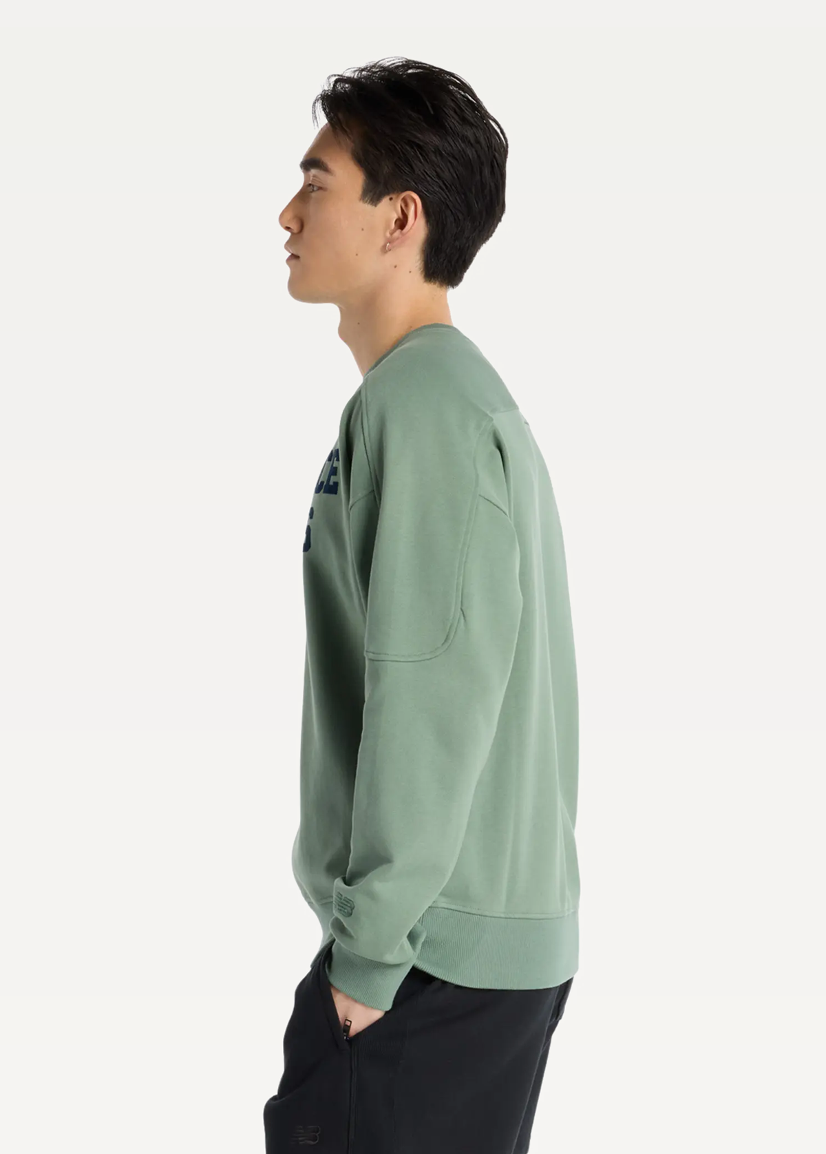 Світшот чоловічий New Balance Varsity FT Graphic зеленого кольору