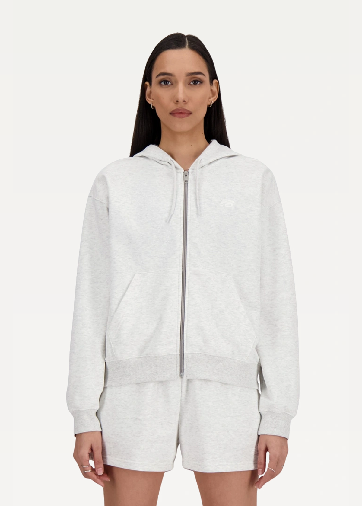 Худі жіноче New Balance NB Small Logo сірого кольору