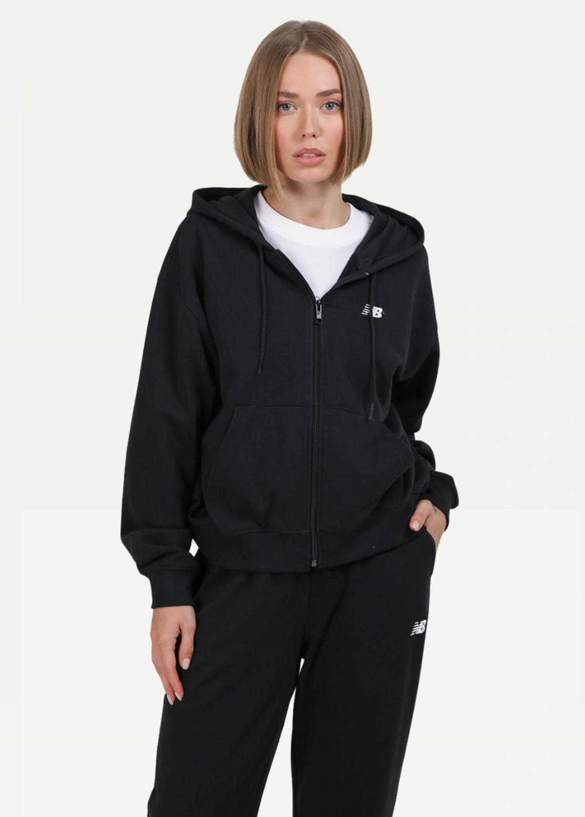 Худі жіноче New Balance NB Small Logo чорного кольору