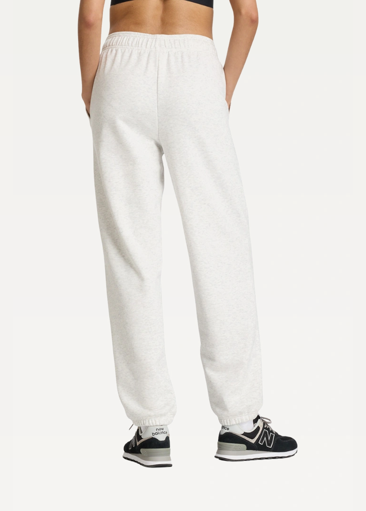 Штани жіночі New Balance NB Small Logo сірого кольору