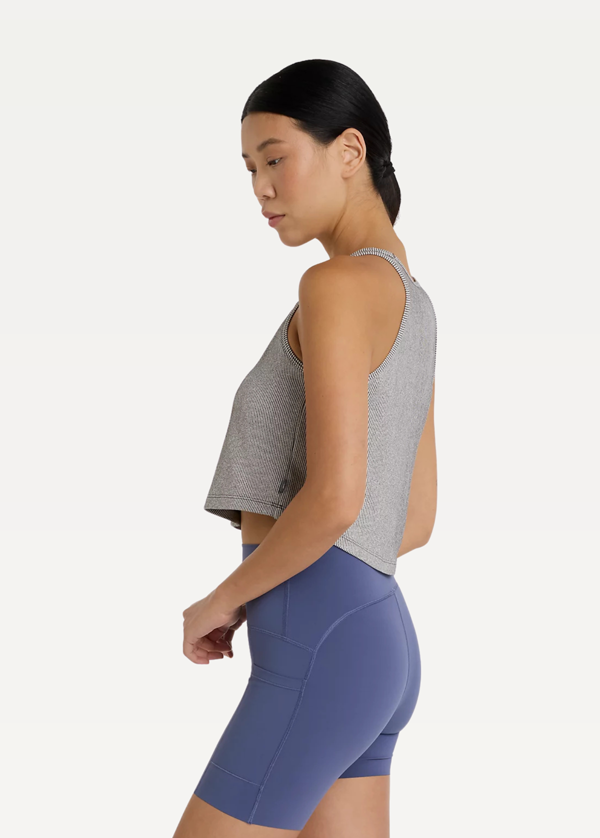 Майка жіноча New Balance Novelty Rib сірого кольору