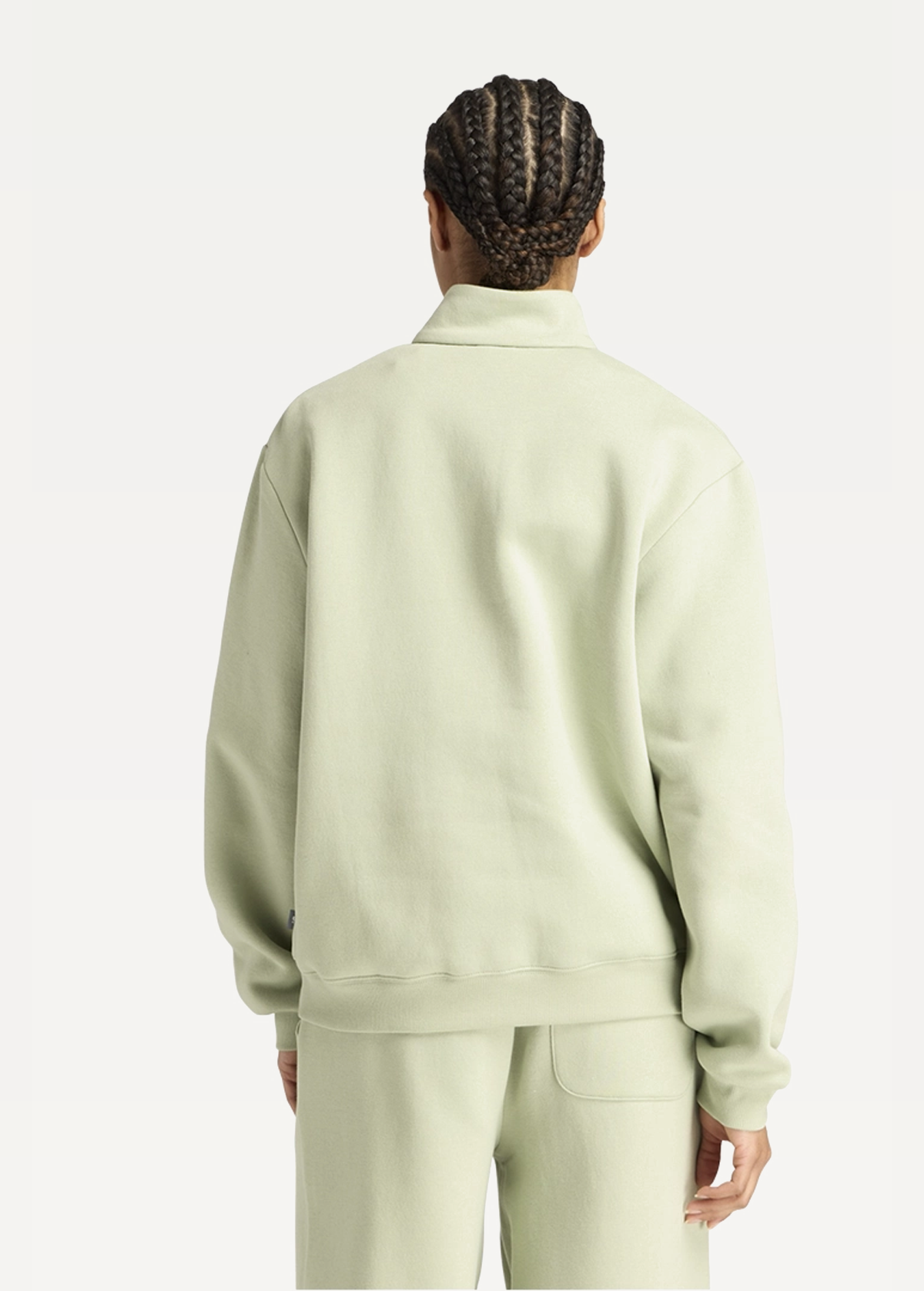 Реглан жіночий Linear Heritage Fleece Half Zip зеленого кольору