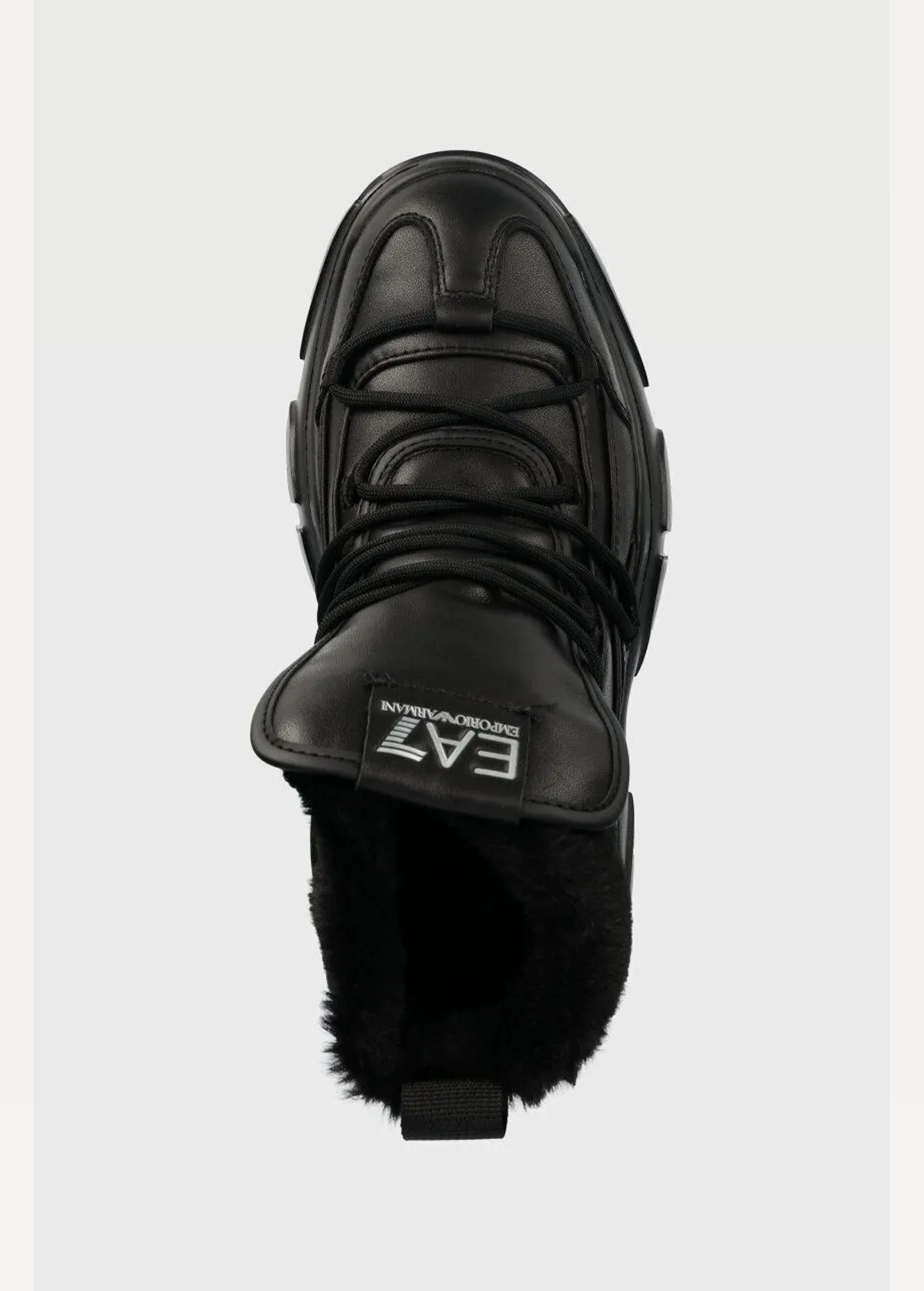 Ботинки женские EA7 Emporio Armani Boot черного цвета