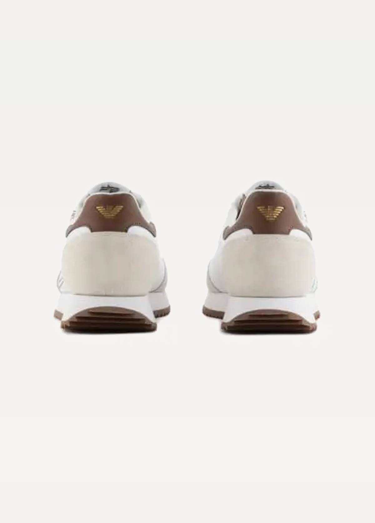 Кроссовки женские EA7 Emporio Armani бело-бежевого цвета X8X101 XK257 T526