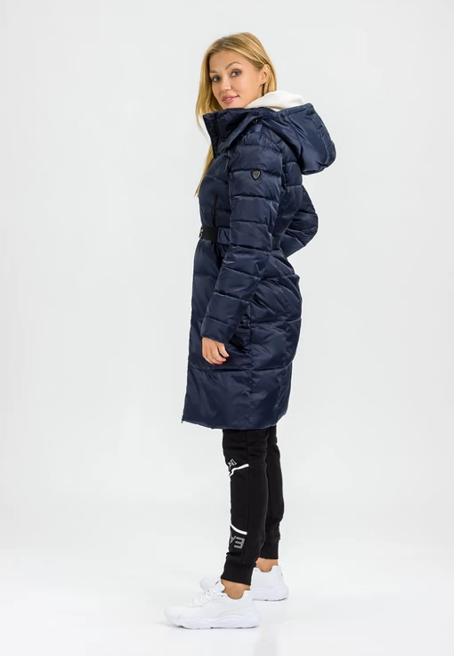 Куртка жіноча спортивна EA7 Emporio Armani Regular Fit темно-синього кольору (6HTL02 TN05Z 1543)