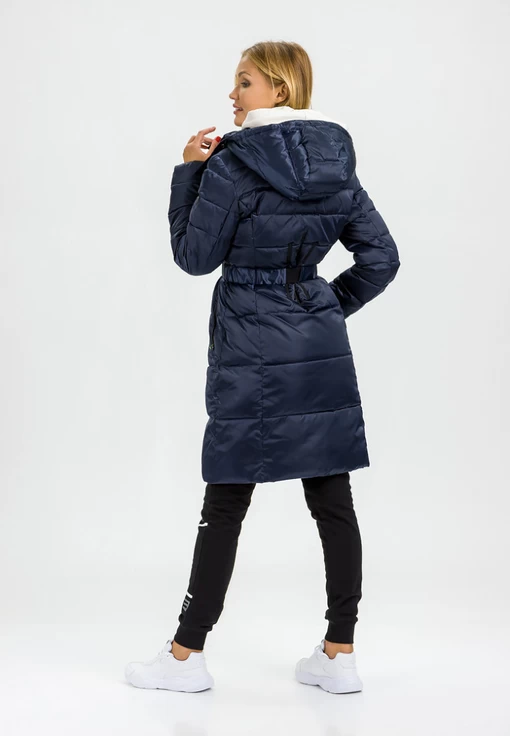 Куртка жіноча спортивна EA7 Emporio Armani Regular Fit темно-синього кольору (6HTL02 TN05Z 1543)