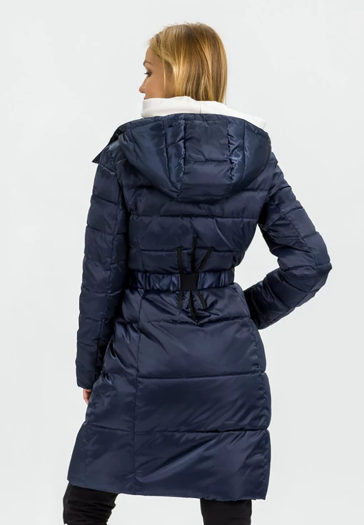 Куртка жіноча спортивна EA7 Emporio Armani Regular Fit темно-синього кольору (6HTL02 TN05Z 1543)