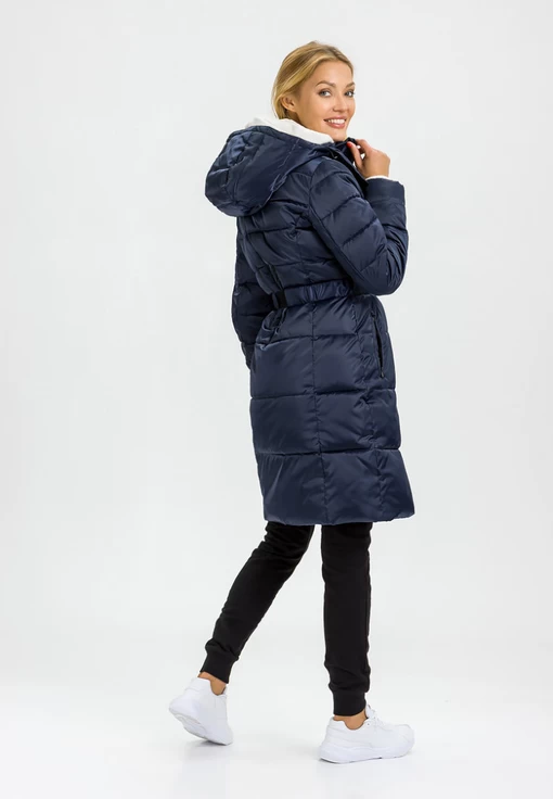 Куртка жіноча спортивна EA7 Emporio Armani Regular Fit темно-синього кольору (6HTL02 TN05Z 1543)