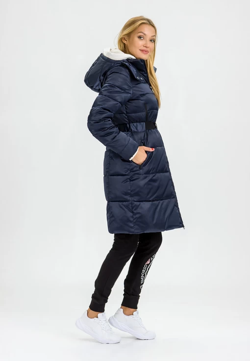 Куртка жіноча спортивна EA7 Emporio Armani Regular Fit темно-синього кольору (6HTL02 TN05Z 1543)