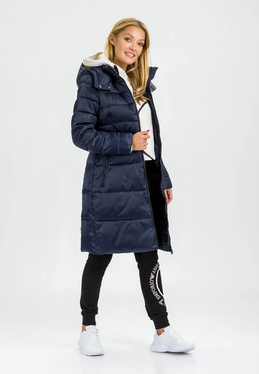 Куртка жіноча спортивна EA7 Emporio Armani Regular Fit темно-синього кольору (6HTL02 TN05Z 1543)