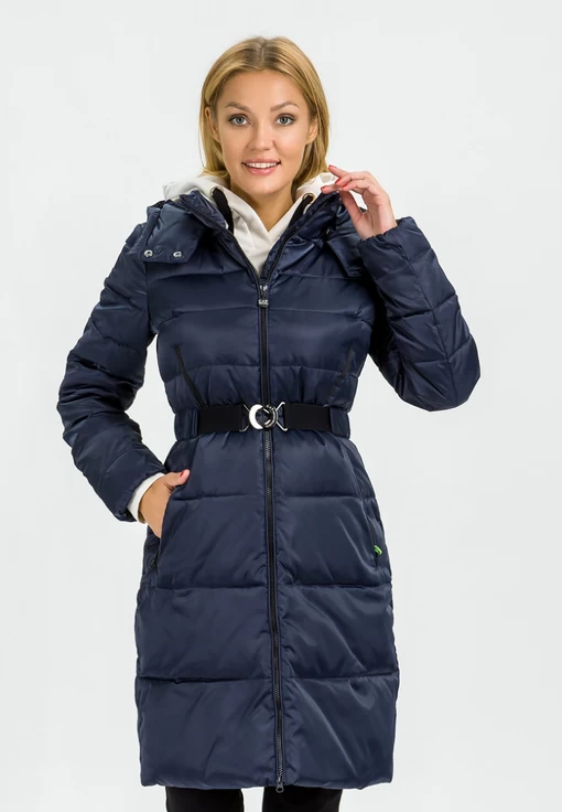 Куртка жіноча спортивна EA7 Emporio Armani Regular Fit темно-синього кольору (6HTL02 TN05Z 1543)